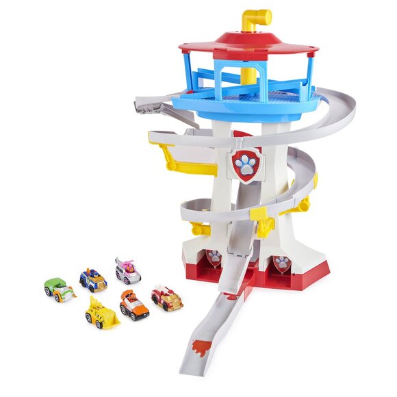 New in Box-PAW Patrol True Metal Adventure Bay Lookout  Way w/ 6 Metal Vehicles - Picture 3 of 16